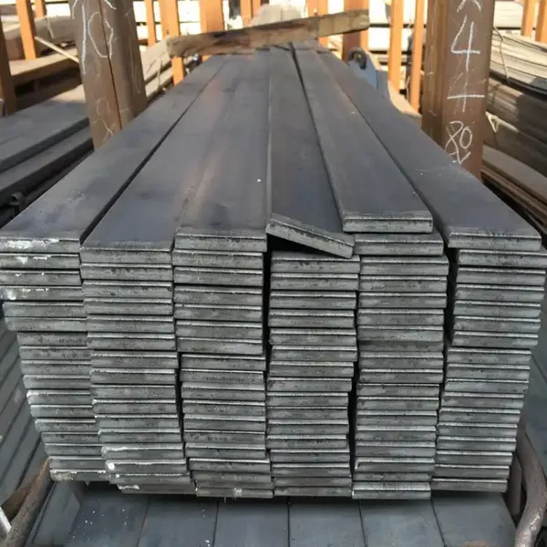 Ss400 S235jr Black Low Carbon Iron Steel Flat Bar photo-2