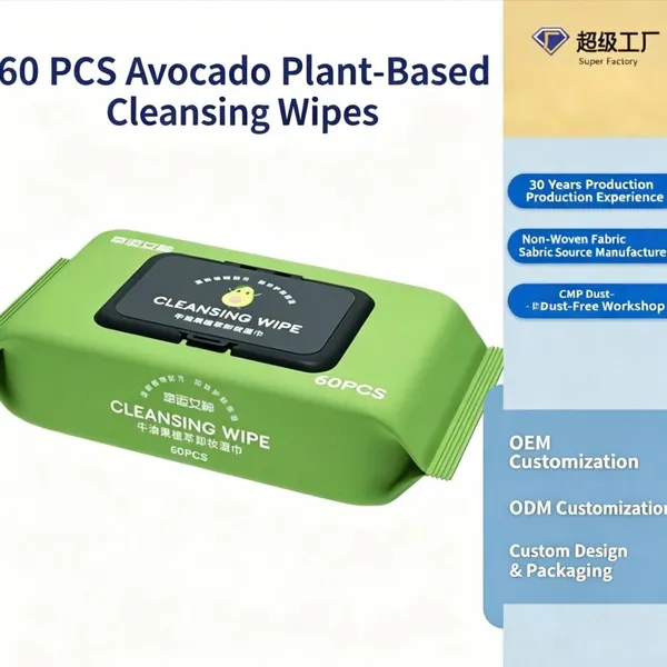 OEM Makeup Remover Wipes – Gentle Cleansing Facial Wipes With Avocado Moisturizing Care photo-3
