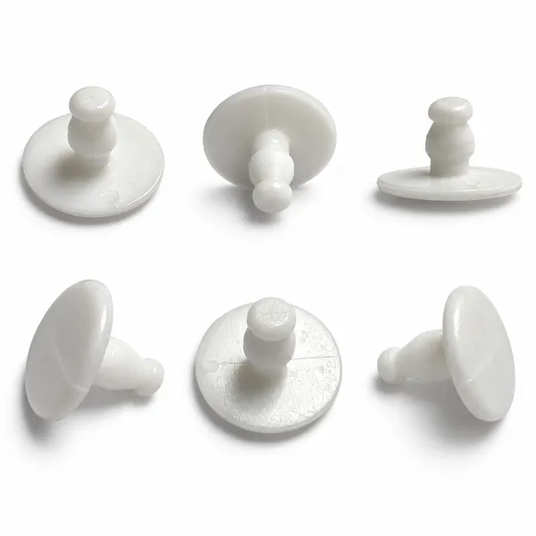9.4mm PP Plastic Snap Buttons Two Piece Set 1000 Pcs per Set for Garment Rapid Assembly