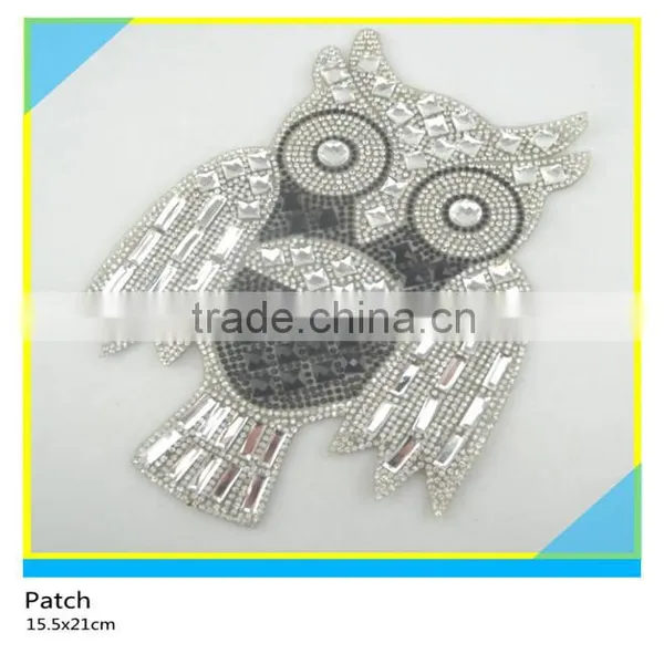 Heat Transfer Diamond Decals Hotfix Glass Stone Horse Design Patch 17.5x23.5cm photo-2