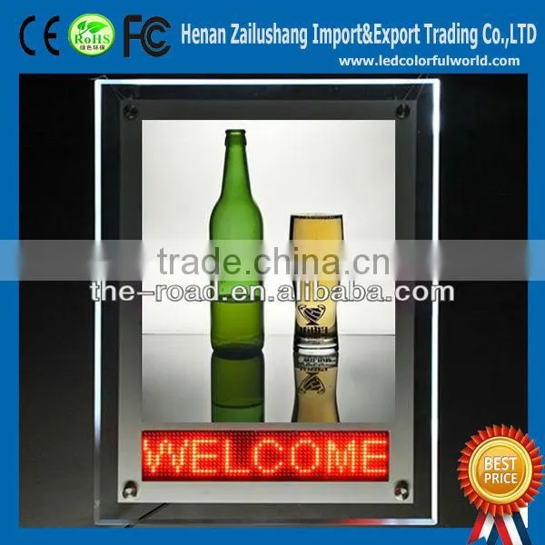 Outdoor LED Advertising Light Box With LED Screen