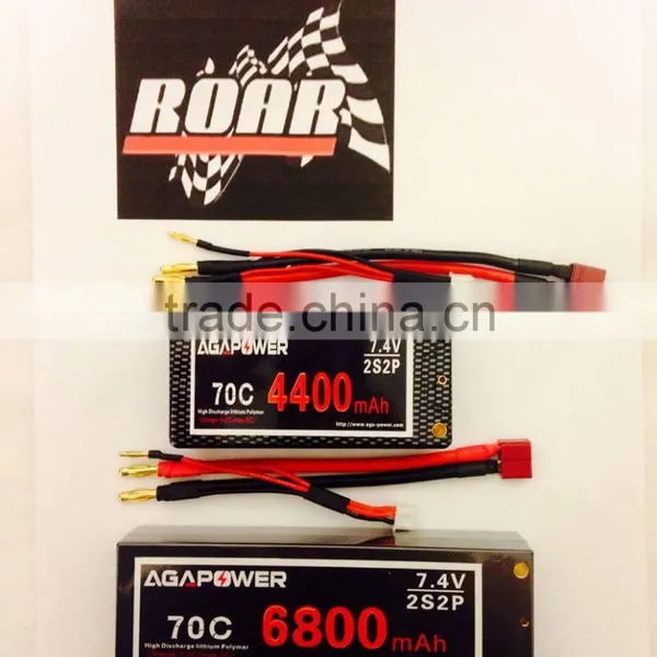 ROAR Hard Case Shorty Lipo Battery for RC CAR Traxxas | Futaba Li-polymer Drone Helicopter Battery With Dean Connector photo-6