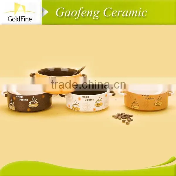 Solid Color Ceramic Soup Bowl in American