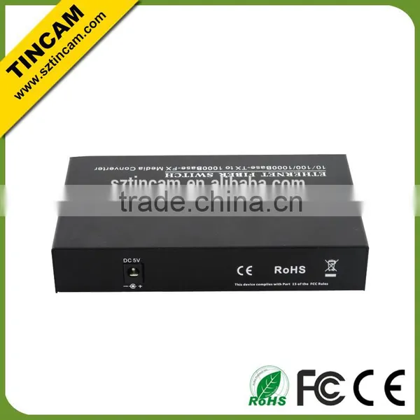 4 Fiber Port 2 Rj45 Port Rack Mount Media Converter Switch photo-5