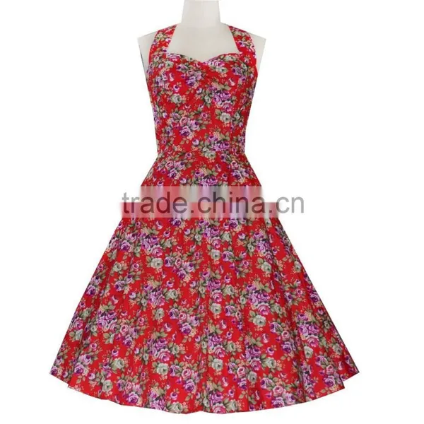 Walson Wholesale Pinup Swing 50s Rockabilly Dress Vintage Party Dress XS-4xl Plus Size Evening Maxi Dress photo-2