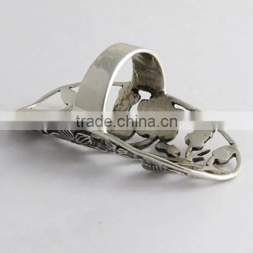 Antique Filigree Design Ring, Silver Jewellery India, Online Silver Jewellery photo-3