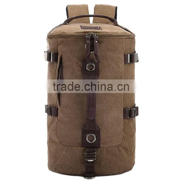Large Capacity Man Travel Bag Outdoor Mountaineering Backpack Men Bags Hiking Camping Canvas Bucket Shoulder Bag photo-6