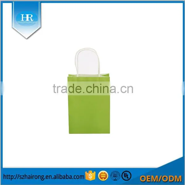 Custom Made Paper Gift Shipping Hang Bags With Handle photo-6