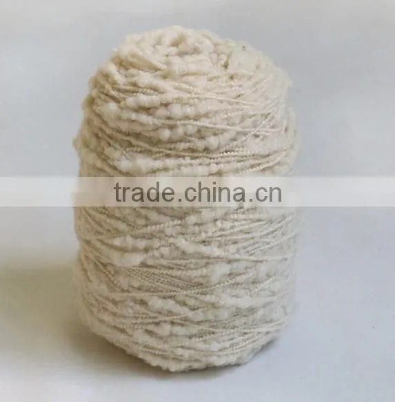80%Wool 20%Polyester Loop Yarn Big Belly Yarn For Thread photo-2