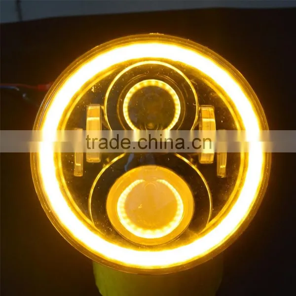 New Arrival and Smart Design 50W 7" Round Led Headlight on Jeep Wrangler photo-3