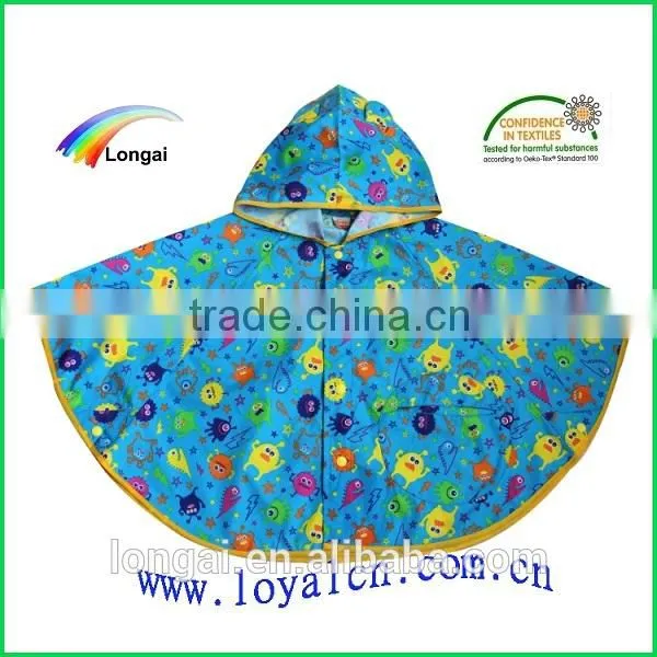 Eco-friendly Kids Raincoats and Ponchos Poncho Raincoat Wholesale photo-3