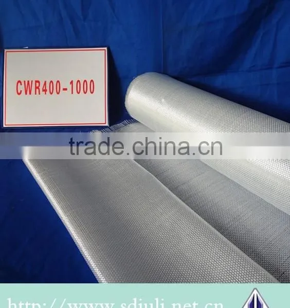FRP Production ---CWR400 CWR330 C-glass Fiber Woven Roving Fabric photo-2
