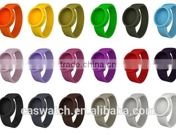 New Fashion Mirror Face O'Clock Watch, Candy Color Round Silicone Watch on , Delicate Fancy Mirror O'clcok Watch photo-6