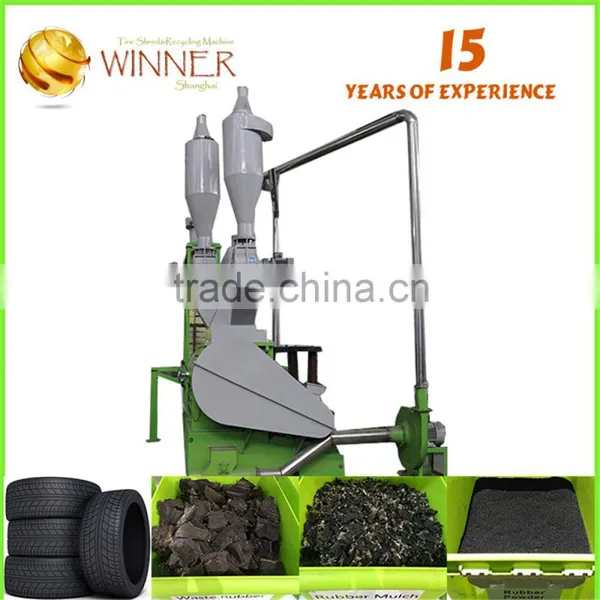 Waste Crusher Rrecycled Tire Rubber Buckets Electronic photo-5