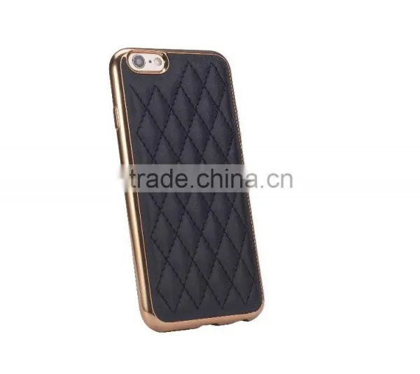 Factory Supply Soft TPU Golden Electroplating Back Cover for Iphone6s photo-2