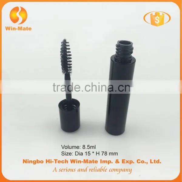 Free Sample ! Classical Black Smooth Surface Plastic Mascara Bottle Wholesale photo-3