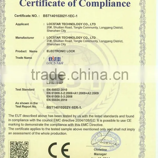 RFID Card Hotel Door Lock System LSD8101 Golden Finishing photo-3