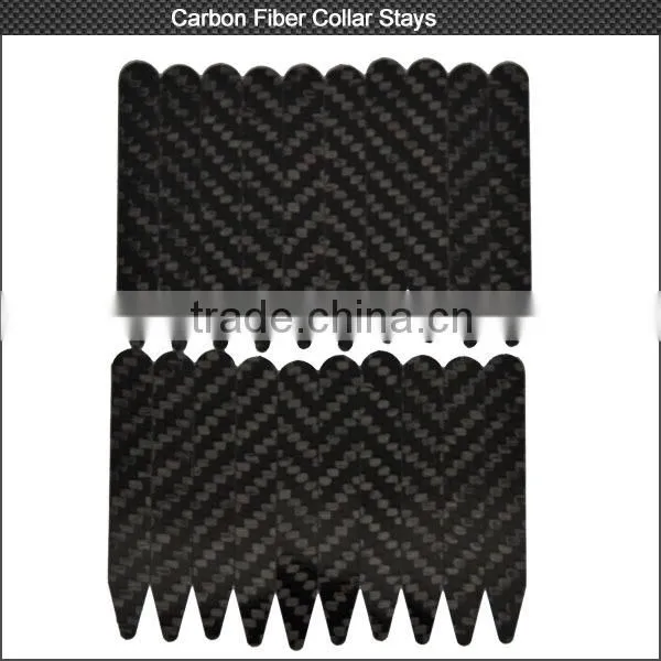 Dress Shirt Stay Stiffener Carbon Fiber Collar Stays or Elegent Garment Accessory Collar Bone