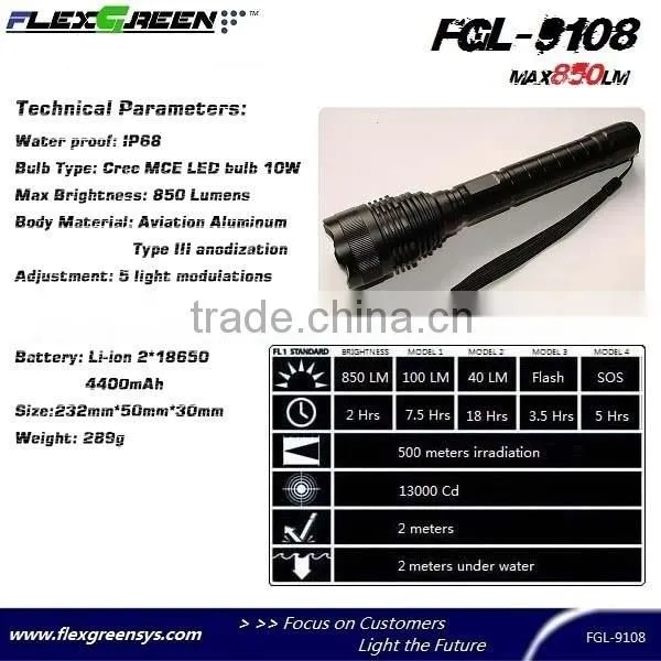Cree MCE Super High Brightness LED Light Torch photo-2