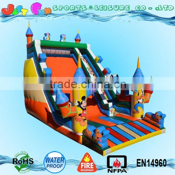 Giant Inflatable Mickey Slide for Children, Magic Castle Slide, Kids Slide Games for Sale photo-2