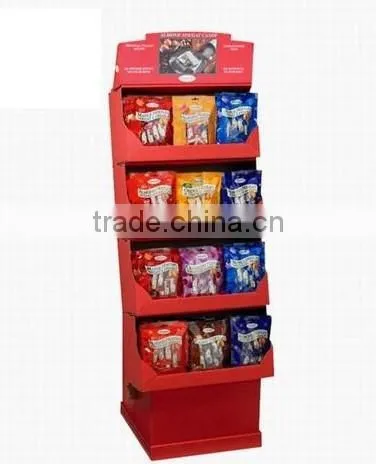 100% Recycle Retail Display Shelving For Food In Supermarket