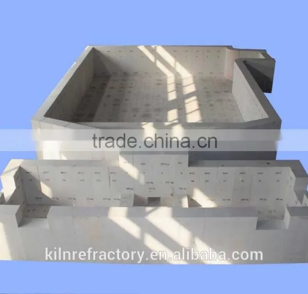 Refractory Brick Factory Fused Cast AZS Insulating Fire Brick photo-3