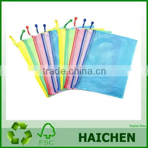 Cheap Colourful Vinyl Zipper File Bags photo-3