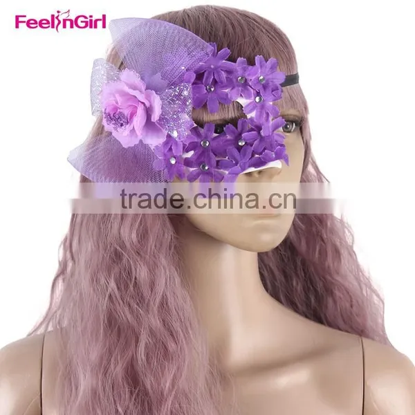 Wholesale Fashion Lace Halloween Party Mask photo-2