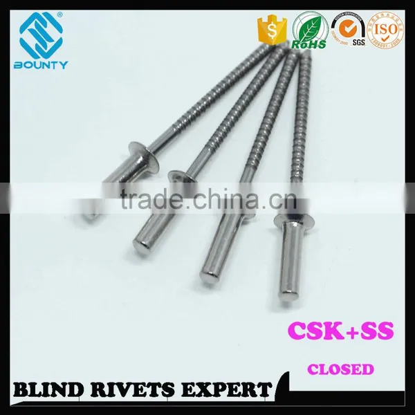FACTORY SS/SS CSK CLOSED END BLIND RIVETS photo-3