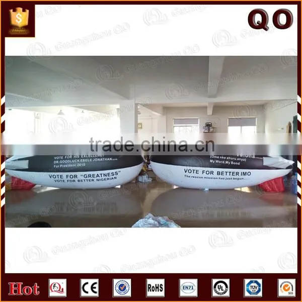 Amezing Design Helium Ball Aircraft Shaped Inflatable Floating Advertising Balloon photo-3