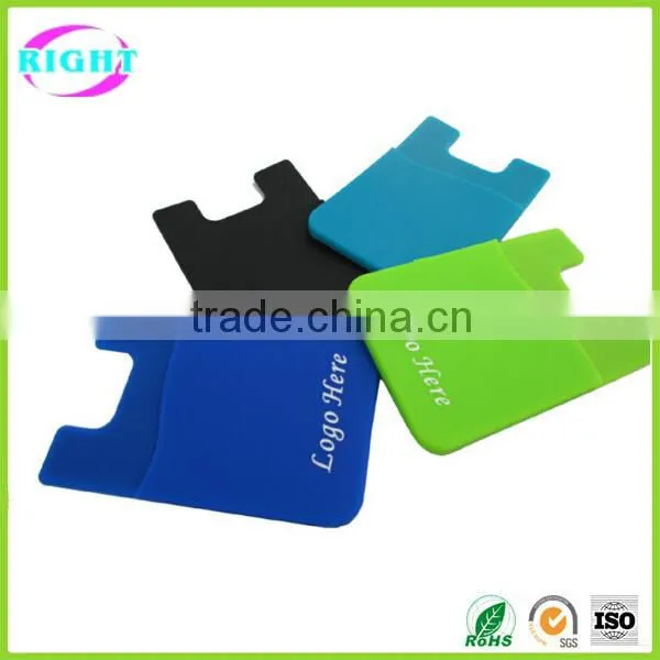 Custom Logo Printed Smart Wallet Silicone Holder for Card photo-2
