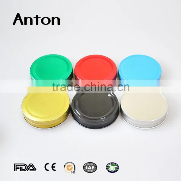 Colored Metal Tinplate Glass Caps for Glass Jar photo-3