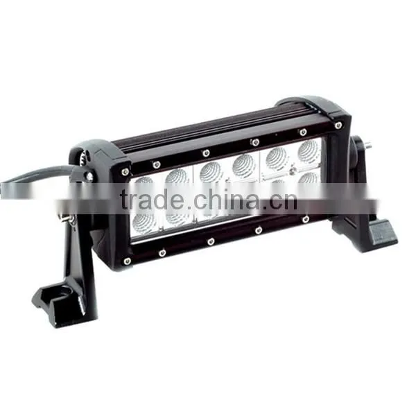 Hot Sale 7.5" 12v Amber & White Color 36w Led Light Bar With Flashing photo-3