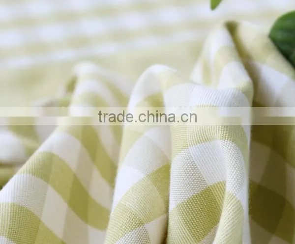 Eco-friendly Printed Mini Check in Different Colors Cotton Table Cloth ,Printed Table Cloth photo-2