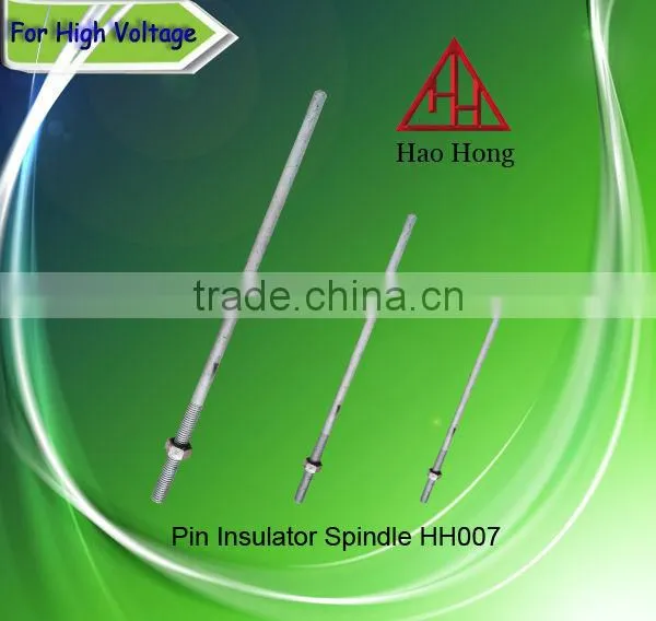 Power Fitting / Spindle for Porcelain Insulators / Insulator Pin / HDG