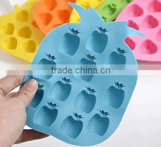3D Mini Food Grade Pineapple Cake Mould photo-3