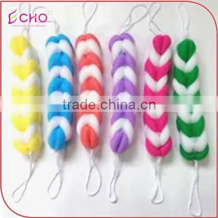 ECHOLUX Back Scrubber Loofah Mesh Bath Sponge/promotional Colorful Nylon Bath Brush Mesh, Bath Back Scrubber