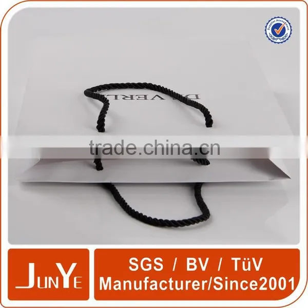 Eco-friendly Luxury Jewelry White Kraft Paper Bags photo-4