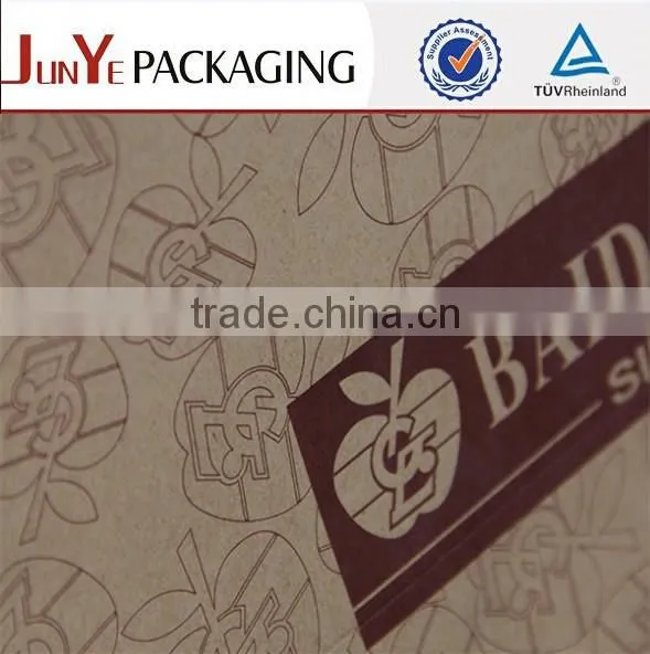 Jacket Packaging Brown Color Rope Handle Printed Kraft Clothing Packaging Paper Bag photo-4
