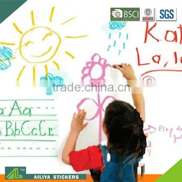 Factory Direct Custom Best Waterproof Decorative Drawing Room Self Adhesive Whiteboard Film