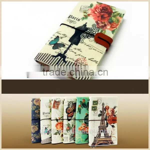 H-007 Felts Retro Six Kinds of Patterns Notebook photo-3