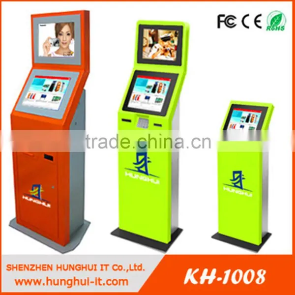 Chinese Dual Screen Cash Machine Payment Kiosk Cash Acceptor