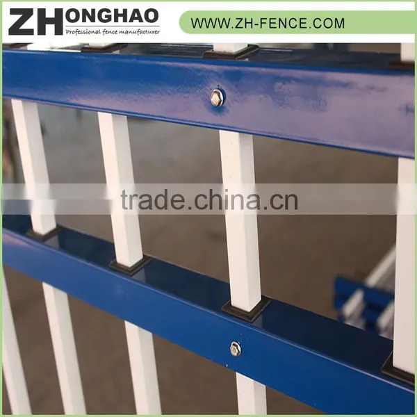 CE Certificate PVC Coated Wholesale Manufacturer Hot Selling Wrought Iron Fence for Garden photo-2