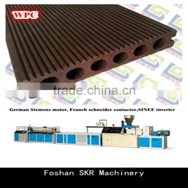 SKR Machinery WPC PE/PVC Wood Plastic Fence Production Line