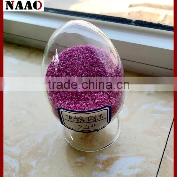 F24 Medium Chromium Pink Aluminium Oxide/PA as Abrasive