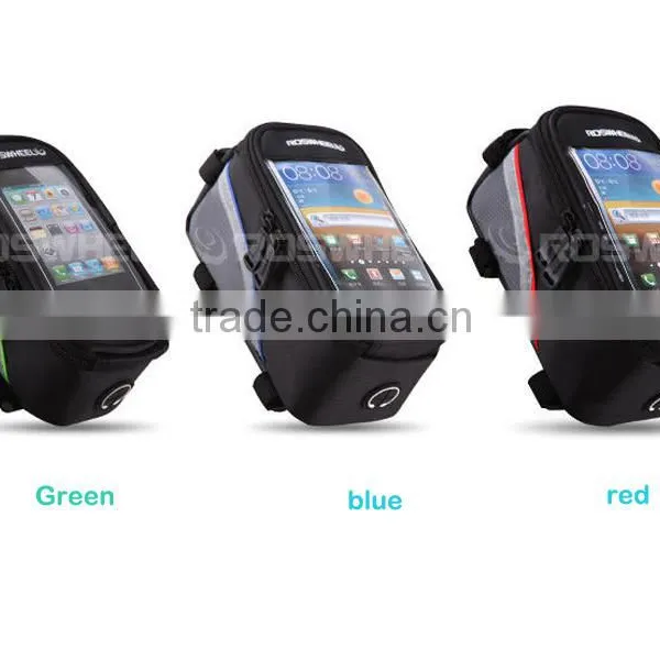 Factory Wholesale Package Outdoor Cycling Waterproof Bike Bag With Mobile Phone Screen Touch Large Size 5.5-inch photo-5