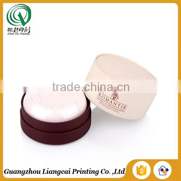 Professional Small Custom Printing Rolled Edge Cylindrical Gift Packaging Boxes Round for Soap