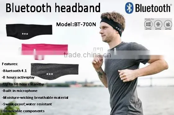 New Products Bluetooth Sport Gym Headband for Christmas Gifts photo-5