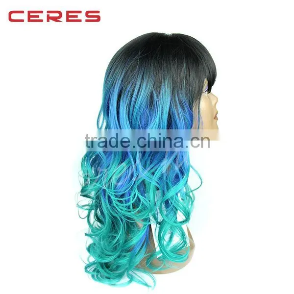 Custom Sample Order Accepted Wavy Texture 26'' 100% Futura Synthetic Lace Front Wigs Accept &Escrow Payment photo-4