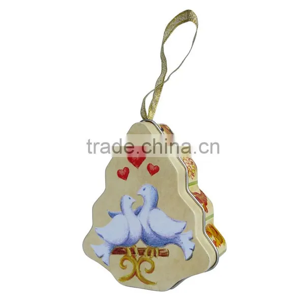 Tree Shaped Tin Box Gift Tin Box Christmas Gift Tin Box photo-3